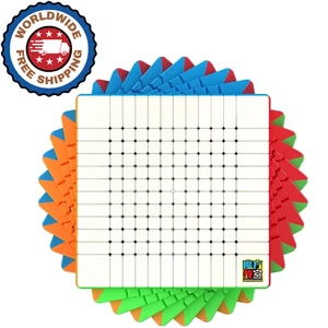 MoYu Meilong 12x12 STICKERLESS NO MAGNÉTICO SPEEDCUBE - Imagen 1 de 9