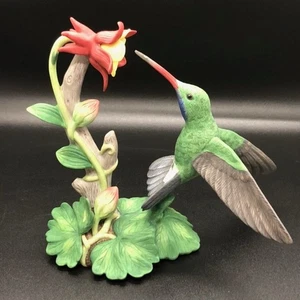 Lenox Broad-Billed Hummingbird Fine Porcelain Figurine dated 1992 - Picture 1 of 8
