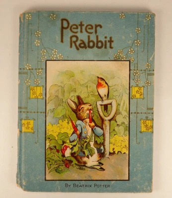 The Tale Of Peter Rabbit Antique Book Beatrix Potter WEAR Hayes Lithographing Foto 1 de 4