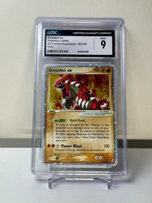CGC 9 GROUDON EX #93 EX CRYSTAL GUARDIANS 2006 POKEMON HOLO - Image 1 of 4