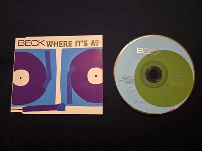 Beck Where It's At *RARE* 1995 Australian Import compact DIsc Cd Single Foto 1 de 3