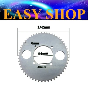 54T T8F 54mm Rear Chain Sprocket for 47cc 49cc Pocket Scooter ATV Mini Moto Bike - Picture 1 of 2