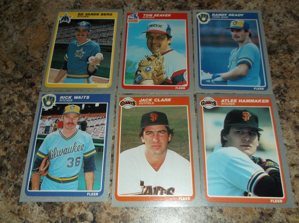 1985 Fleer # 608 ATLEE HAMMAKER GIANTS Baseball Card - Image 1 of 1