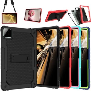 For Xiaomi Pad 6S Pro 12.4" Released 2024 Hybrid Rubber Stand Protective Cover - Picture 1 of 1