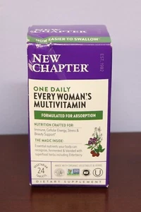 NEW New Chapter One Daily "Every Woman's Multivitamin" (24) Tablets Exp 01/26 - Picture 1 of 6
