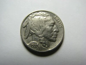 1937 Buffalo Nickel Extra Fine ** Free Shipping - Picture 1 of 4