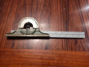 Mitutoyo Combination Blade 12" Ruler Scale with Protractor Made in Japan - Picture 1 of 3