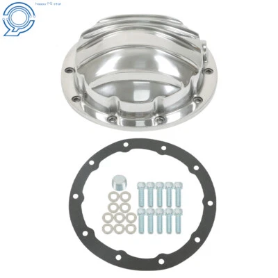 For GM 10 Bolt Differential Cover 8.5" & 8.6" Ring Gear Diff Cover Cast Aluminum - Image 1 of 4