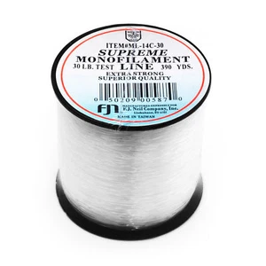 Línea de monofilamento Dolphin Supreme, prueba de 60 lb, carrete de 1/4 lb - Imagen 1 de 1