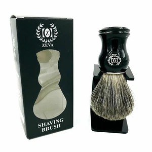 TOTALMENTE NUEVO CEPILLO DE AFEITAR PARA EL CABELLO TEJÓN PURO HECHO A MANO PARA ÉL ENVÍO GRATUITO EE. UU. - Imagen 1 de 2