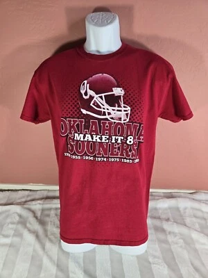 VTG 2000 Oklahoma University Football Champions Sooners Mens T-Shirt Size M Y2K - Image 1 of 4