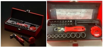 Juego de destornilladores de trinquete de broca compacta ANEX Japón 525-28B hexagonal / torx / ph / - - Imagen 1 de 4