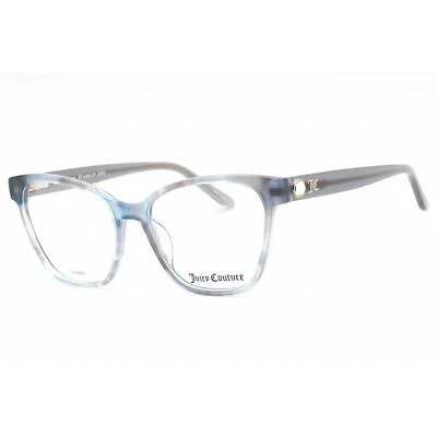 Juicy Couture Women's Eyeglasses Blue Havana Plastic Full Rim JU 215 0JBW 00 - Image 1 of 2