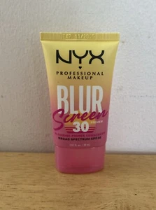 NYX Professional Makeup Blur Screen SFP 30 Blurring Makeup Primer 1.01oz Sealed - Picture 1 of 3