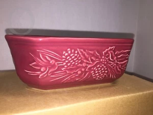 NIB*Longaberger*Paprika*Nature's Garland Embossed Dish-2008- - 17288G S95 - Picture 1 of 4