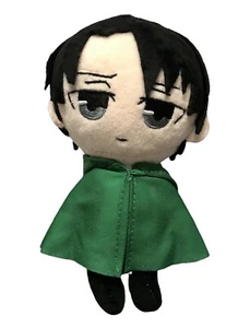 Anime Attack On Titan LEVI Ackerman Peluche Figura Muñeca 23 cm 9” Juguete EE. UU. STK - Imagen 1 de 9