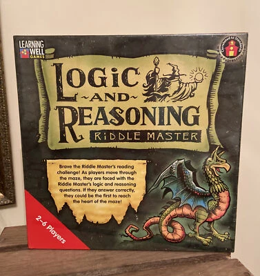 Learning Well Games: Logic and Reasoning Riddle Master, Reading Level 2.0-3.5  Foto 1 de 4