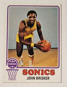 John Brisker 1973-74 Topps #7 Supersonics ABA All-Star All-Rookie - Bild 1 von 3