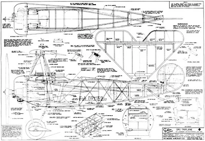 VK Fokker DR1 kit plan set - Image 1 of 3