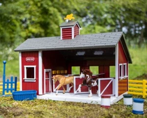 Breyer Stablemates Red Stable Set - Picture 1 of 8