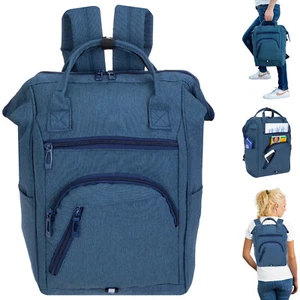 Damen Rucksack Freizeitrucksack Klappöffnung Elephant Finn Tasche 12830 Blau +s - Bild 1 von 12