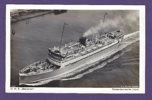 DMS Baloeran Original Photo Postcard - Rotterdamsche Lloyd Co. - Picture 1 of 2
