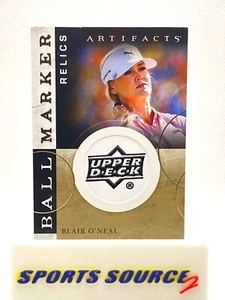 Blair O'Neall 2020 UD Artifacts Ball Markers Relic Card #BM-BO - Imagen 1 de 2