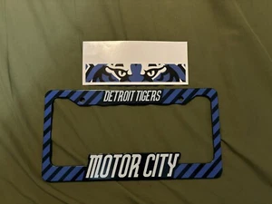 2024 Detroit Tigers City Connect Rally Pack SGA - License Plate & Sticker Decal - Picture 1 of 3