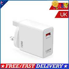 120W Mobile Phone Chargers Safe Intelligent USB Charging Head for Samsung (UK)