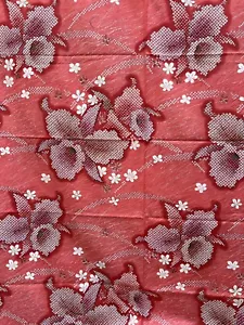 "Vintage Kimono Shibori Modello Giappone Kanebo Cotone Teen Tessuto 4,44 yds x 42""" - Foto 1 di 15