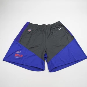 Buffalo Bills Nike NFL On Field Dri-Fit Practice Shorts Men's Gray/Blue New - Picture 1 of 6