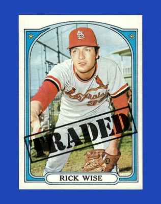 Topps Set-Break #756 1972 Rick Wise casi nuevo-como nuevo o mejor *GMCARDS* Foto 1 de 2