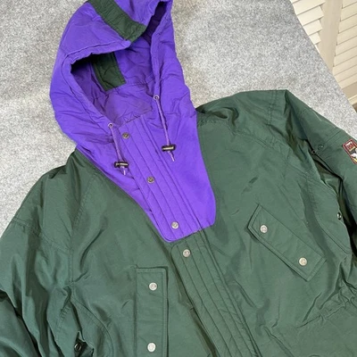 Chaqueta de Ganso Triple FAT De Colección Para Hombre Grande Con Capucha Parka Abrigo Cálido Años 90 Foto 1 de 4