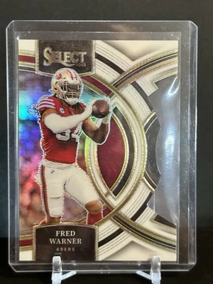 Fred Warner 2023 Select White Die-Cut Premier Level /199 #195 49ers All-Pro - Image 1 of 4