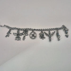 VINTAGE NATIVE CHARM BRACELET INDIAN SOUTHWESTERN DESIGN Read Description - Picture 1 of 3