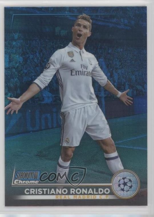 Topps Stadium Chrome RONALDO クリロナ 199シリ 2022-23 Topps Stadium Club Chrome UCL Cristiano Ronaldo Blue
