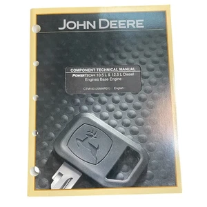 John Deere CTM100 PowerTech 10,5L 12,5L Diesel Motor Technisches Handbuch 2001 - Bild 1 von 4