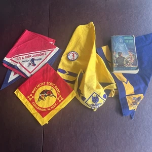 Vintage BSA Pfadfinder Lot 1964 Taschentücher 1948 Handbuch Patch Meile Schwimmen NM - Bild 1 von 22