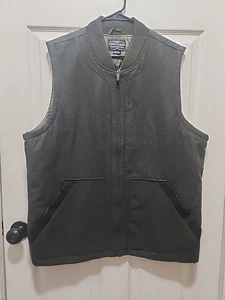 Cody James Olive Green Mens XL Vest Full Zip Front Pockets Western Apparel EUC - Picture 1 of 10
