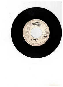 Al Casey SURF 45 (Stacy 962) Surfin Hootenanny/Easy Pickin' PROMO - Bild 1 von 2