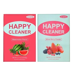 Watermelon Electrolyte Powder Two Flavor Happy Cleansing Powder 14 Pieces - Picture 1 of 14