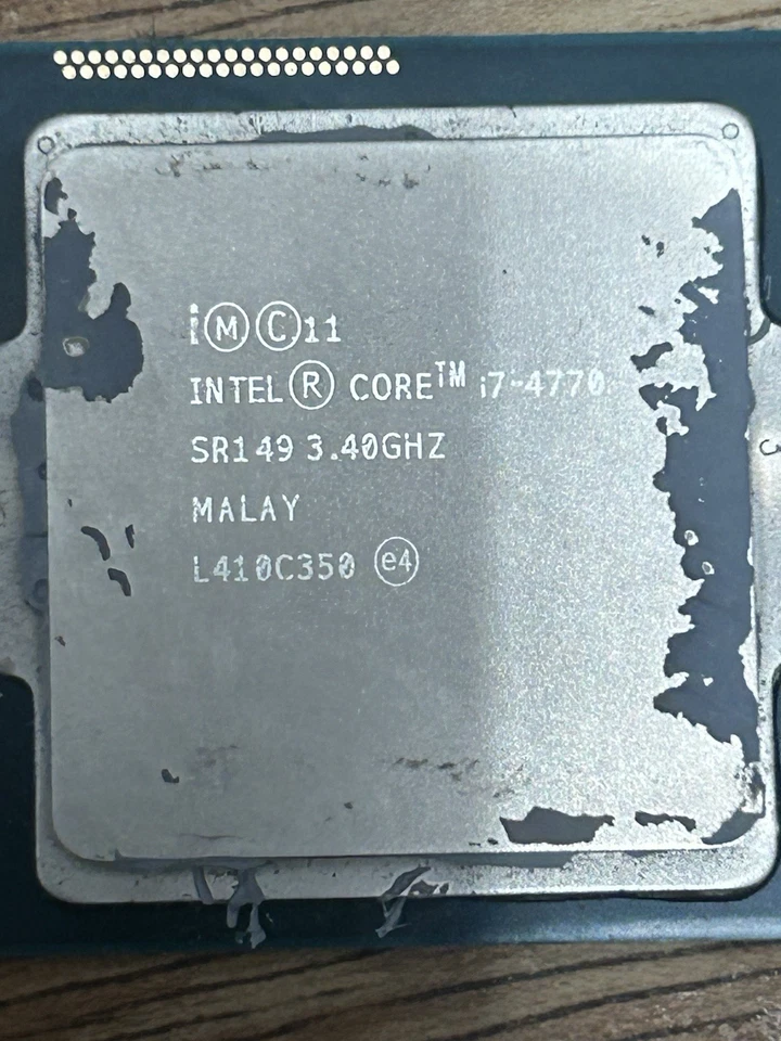 Intel Core SR149 i7-4770 3.40GHz FCLGA1150 4 Core CPU Processor - Image 1 of 1