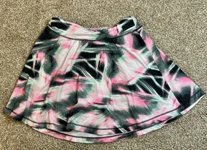 Girls Jumping Bean Active Printed Skort Size 7 In Black, Pink, & Turquoise - Picture 1 of 3