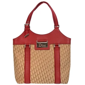 Christian Dior Red Beige Trotter Street Chic Tote Bag 08-BO-0075 176839 - Picture 1 of 10