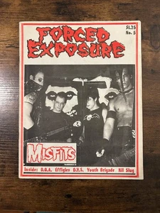 Forced Exposure #5 Punk Fanzine The Misfits OG Pushead Art Glenn Danzig Rare - Picture 1 of 2