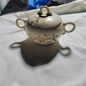 Vintage UNIVERSAL Oven-Proof BALLERINA Creamer & Sugar Dish -Magnolia Permacal - Picture 1 of 3