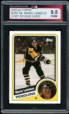 2003-04 Topps #LRC-ML Mario Lemieux Lost Rookie KSA 9.5 NGM - Image 1 of 2