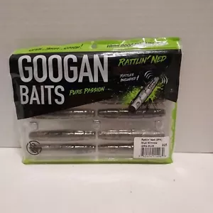 Googan Baits 2 3/4" Rattlin' Ned, GRN-MUM Mud Minnow 8 Pack - Picture 1 of 4