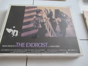 GERAHMT '74 The EXORCIST USA FILM LOBBYKARTE # 1 L BLAIR authentisch fertig zum Aufhängen - Bild 1 von 3