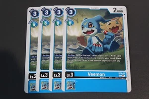 Digimon TCG (2020) - ST9-02 (Demo Deck Reprint) - 4x Veemon - Blau - Uncommon - Bild 1 von 1